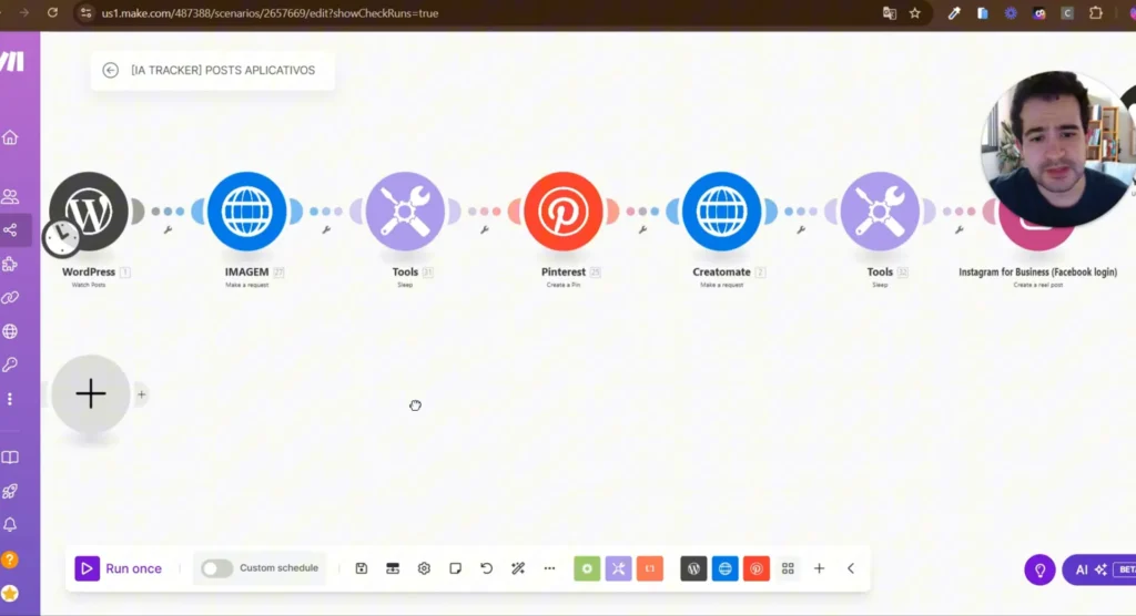 Configuração do fluxo de trabalho