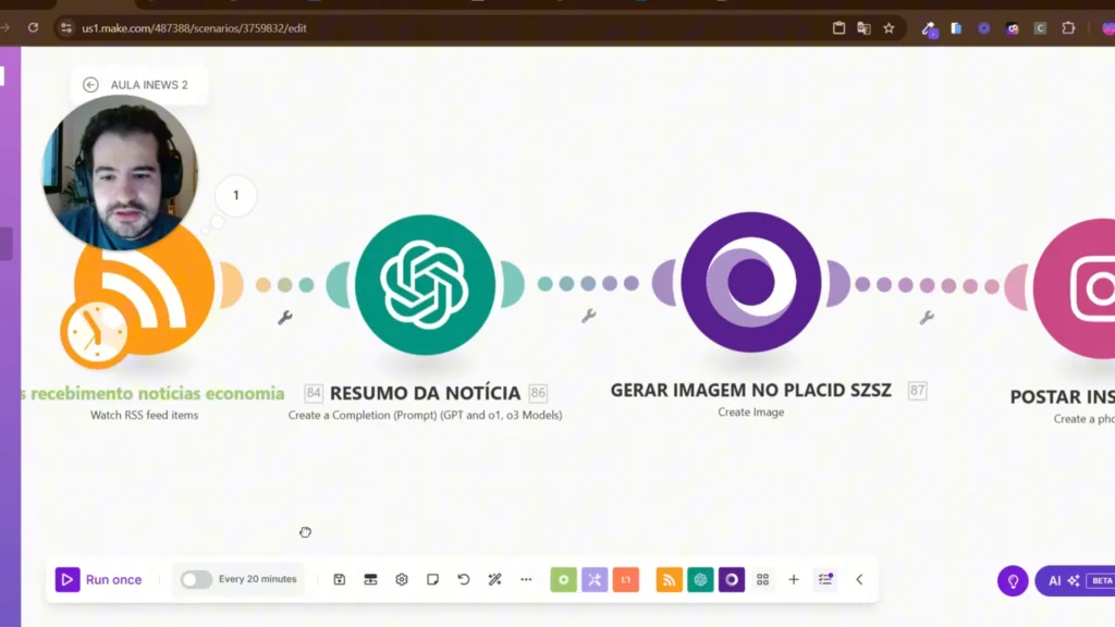 Recapitulando o fluxo de automação