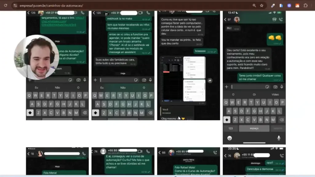 Redes sociais automatizadas e integração com Make.com