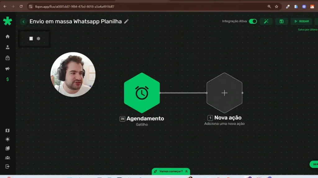 Ajustando agendamento: definir intervalo customizado no FiqOn
